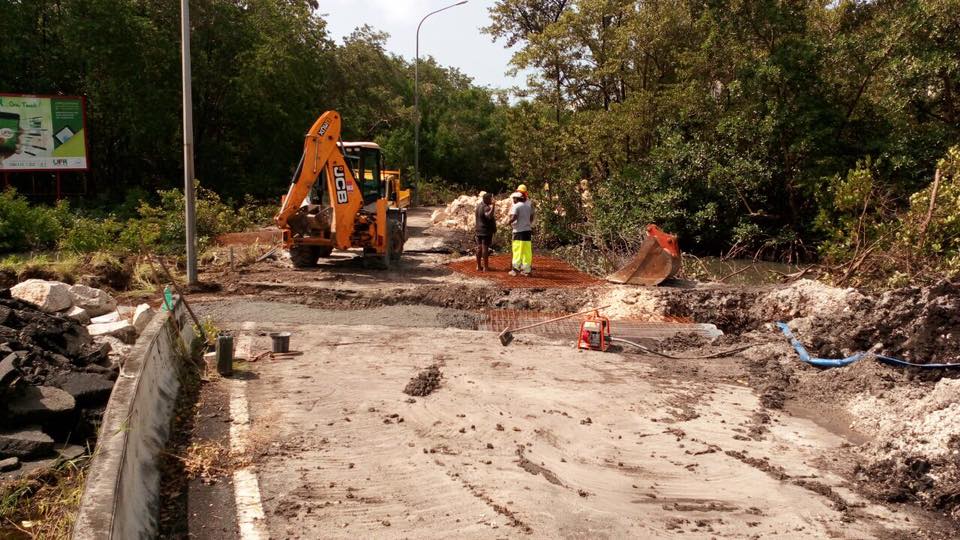 GUADELOUPE. Amélioration du trafic routier.