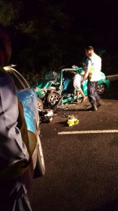 GUADELOUPE. Grave accident de la circulation à Vieux habitants