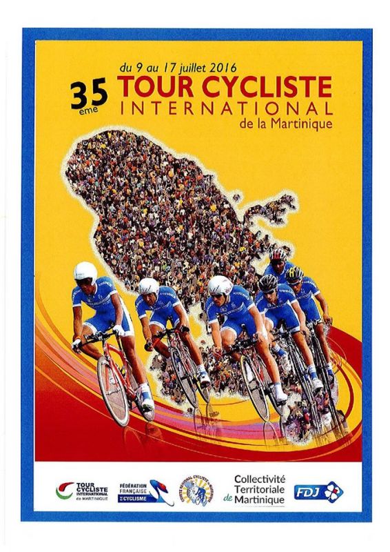 MARTINIQUE. Les étapes du Tour Comité Régional Cycliste de Martinique.