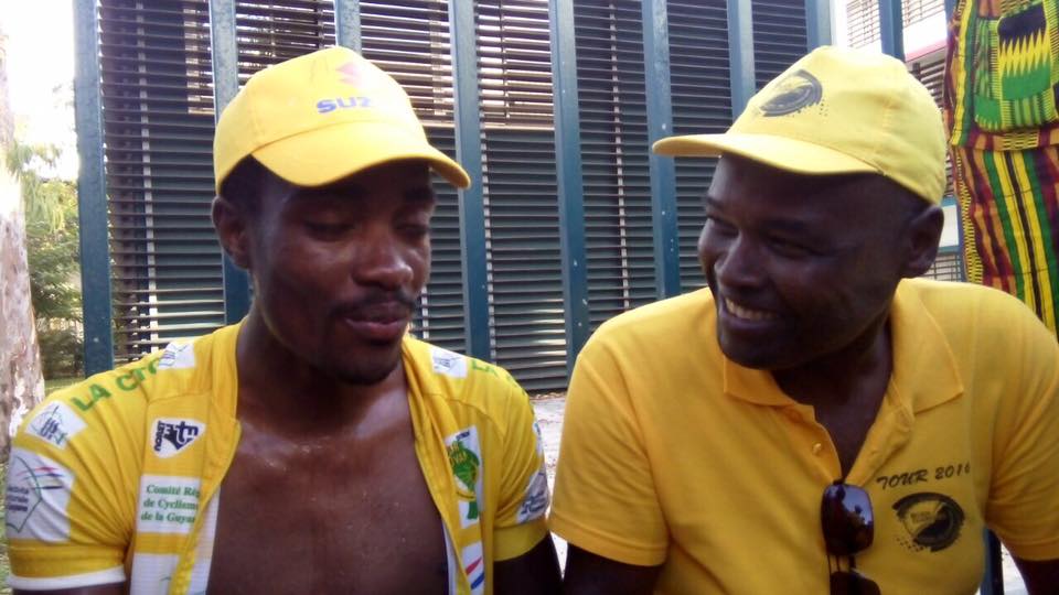 GUYANE . Tour cycliste, victoire du Guadeloupéen Cédric LOCATIN, communiqué du Président de la Région Guadeloupe.