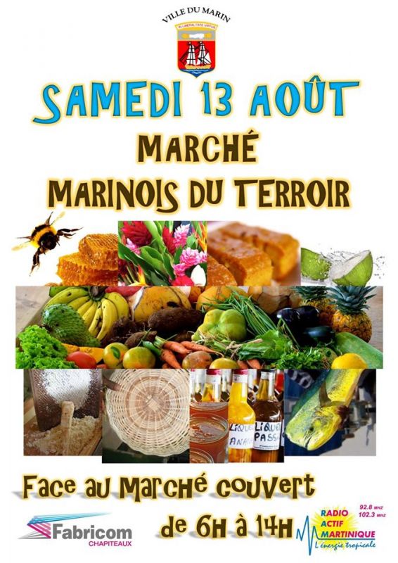 MARTINIQUE. La ville du Marin organise le marché marinois du terroir samedi 13 août