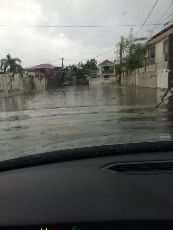 GUADELOUPE. Intempéries : Inondations à Valette Sainte Anne