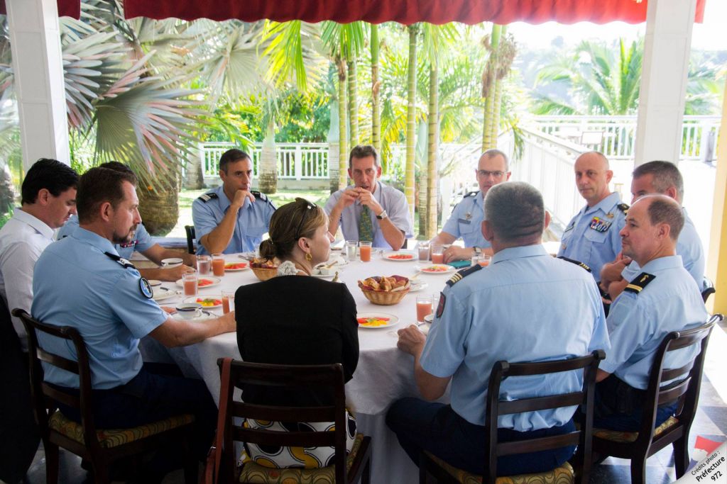 MARTINIQUE. Nouveaux officiers de gendarmerie.