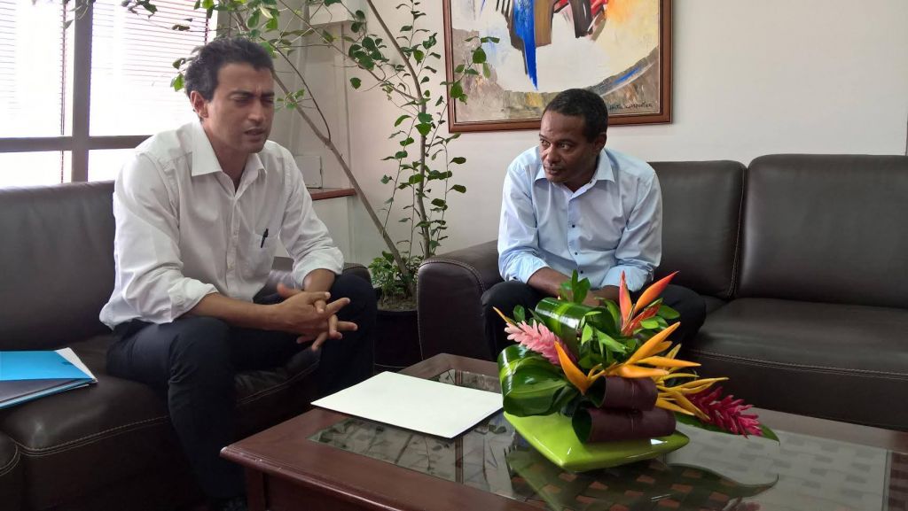 MARTINIQUE. Visite du Consul de la République des Seychelles