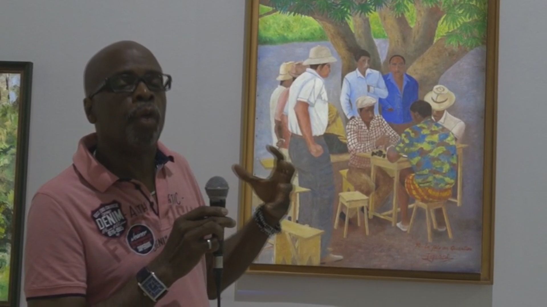 [Vidéo]. MARTINIQUE. Vernissage des premiers peintres martiniquais atelier 45.