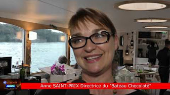 [Vidéo]outremernews sur le bateau chocolaté à Conflans Sainte honorine avec Anne SAINT PRIX