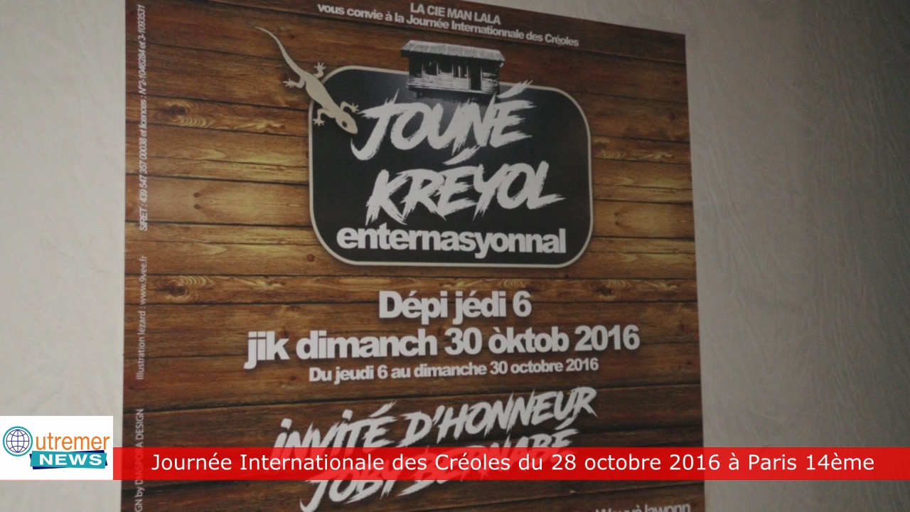[Vidéo] HEXAGONE. Journée internationale des Créoles le 28 octobre Paris 14ème