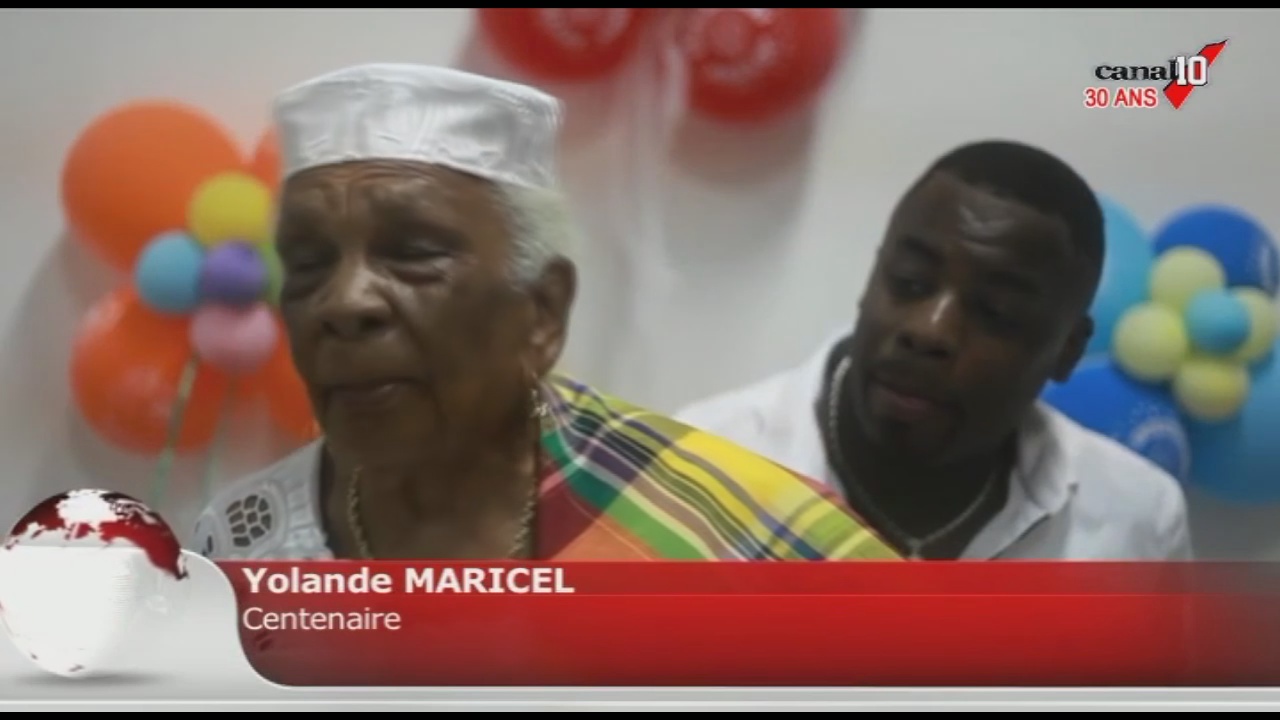 [Vidéo] GUADELOUPE. Yolande fête ses 100 ans à Pointe noire (Canal 10)