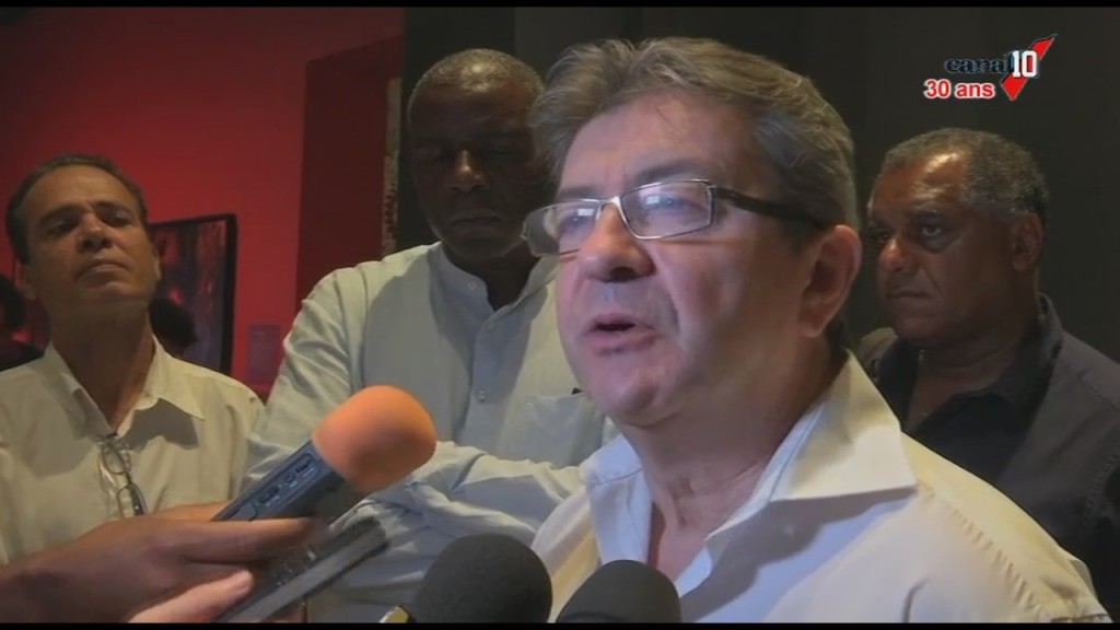[Vidéo]GUADELOUPE. Visite de Jean Luc MELANCHON candidat à la présidentielle de 2017(canal 10)