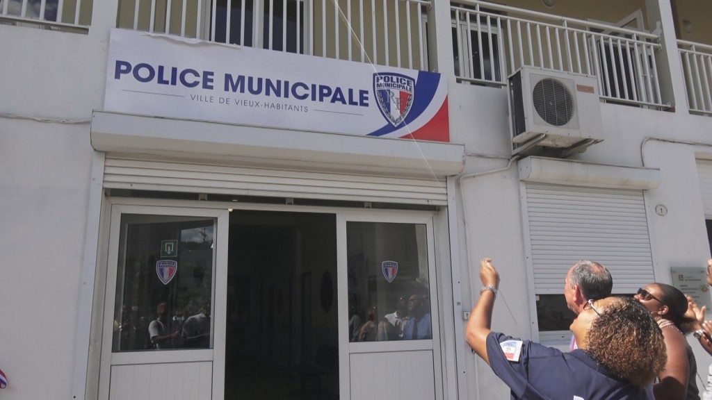 [Vidéo]GUADELOUPE. Inauguration des nouveaux locaux de la police municipale à Vieux habitants