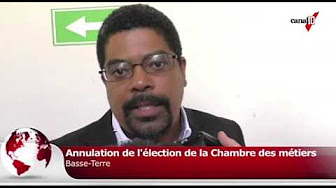 [Vidéo]GUADELOUPE. Annulation de l élection de la chambre de métiers (Canal 10)