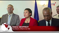 [Vidéo]GUADELOUPE. Visite de Hélène GEOFFROY Secrétaire d’Etat à la Ville (canal 10)