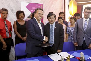 REUNION. Signature d’une convention entre la Fédération des Associations Chinoises et la Région Réunion