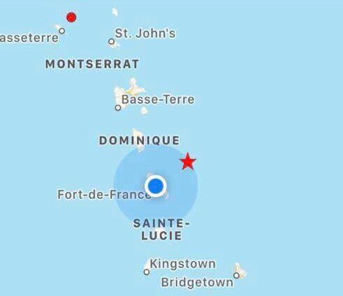 MARTINIQUE. Fort tremblement de terre ressenti en Martinique (People bokay)