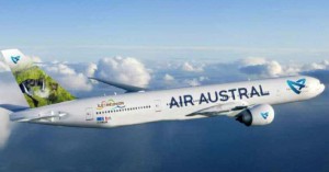 MAYOTTE. La ligne directe Mayotte-Paris Air Austral affiche un taux de remplissage à 92% (Source Kwezi)