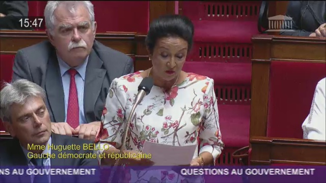 [Vidéo] HEXAGONE. Intervention de Huguette BELLO à l’Assemblée Députée de Réunion sur la filière canne