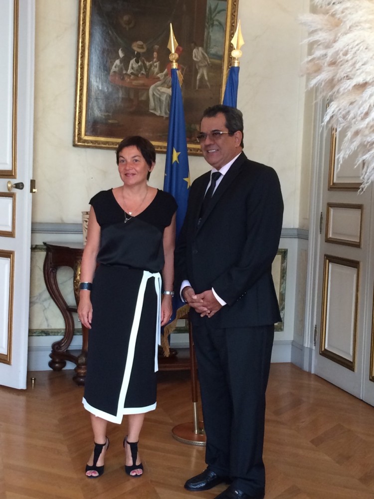 [Vidéo]. Rencontre entre le Président de la Polynésie française Edouard FRITCH et la Ministre des Outre mer Annick GIRARDIN
