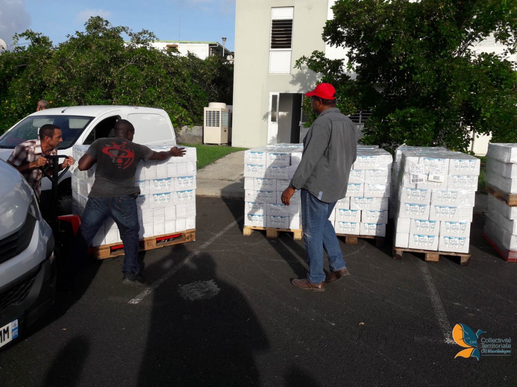 MARTINIQUE. Solidarité CTM : Départ des conteneurs pour Saint-Martin, Tortola et Anguilla