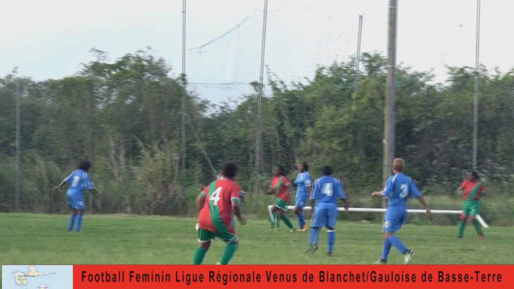 [Vidéo] GUADELOUPE. Football féminin Vénus de Blanchet -Gauloise de Basse terre