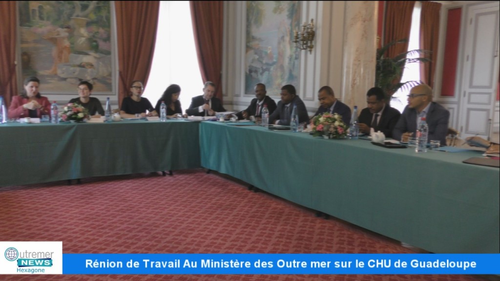 [Vidéo] HEXAGONE. Réunion de travail au Ministère des Outre mer sur le CHU de Guadeloupe