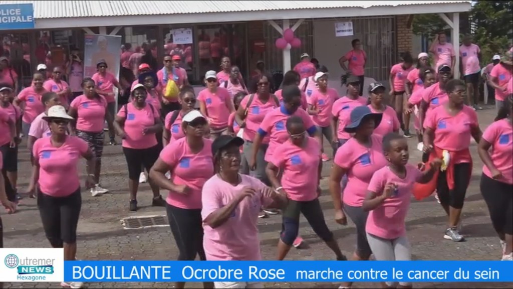 [Vidéo] GUADELOUPE. Octobre rose à Bouillante, marche contre le cancer du sein