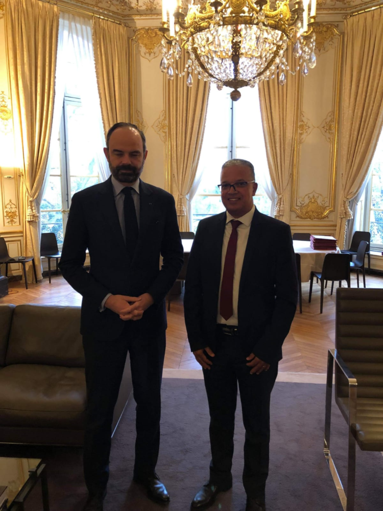 REUNION.   Le Président du Département Cyrille Melchior s’est entretenu * avec le Premier Ministre, Edouard Philippe,  à Matignon