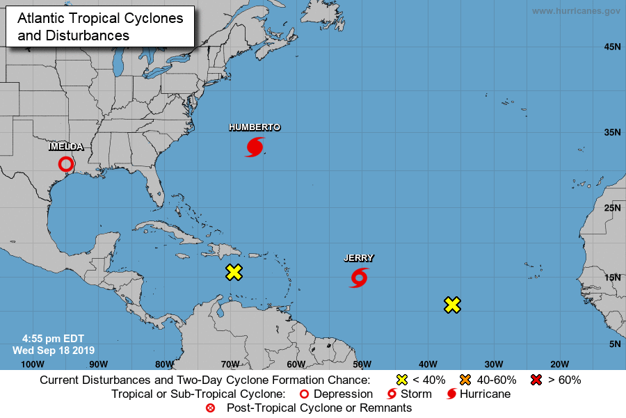 GUADELOUPE. le dernier bulletin de Météo France concernant la tempête tropicale JERRY