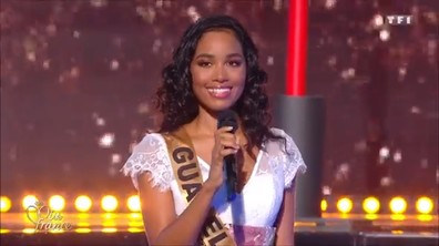 GUADELOUPE. Dominique THEOPHILLE félicite La Miss France Clémence BOTINO.
