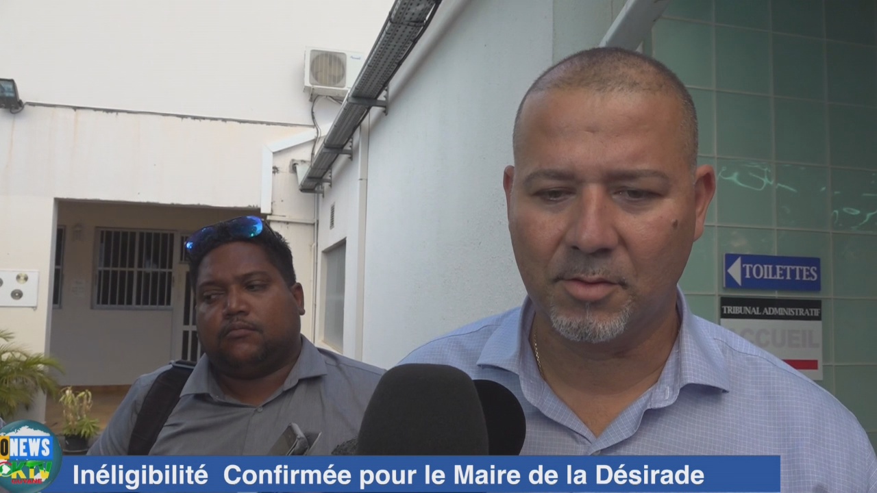 [Vidéo] Onews Guadeloupe. Jean Claude PIOCHE ne sera pas présent aux Municipales de la Désirade Inéligibilité confirmée