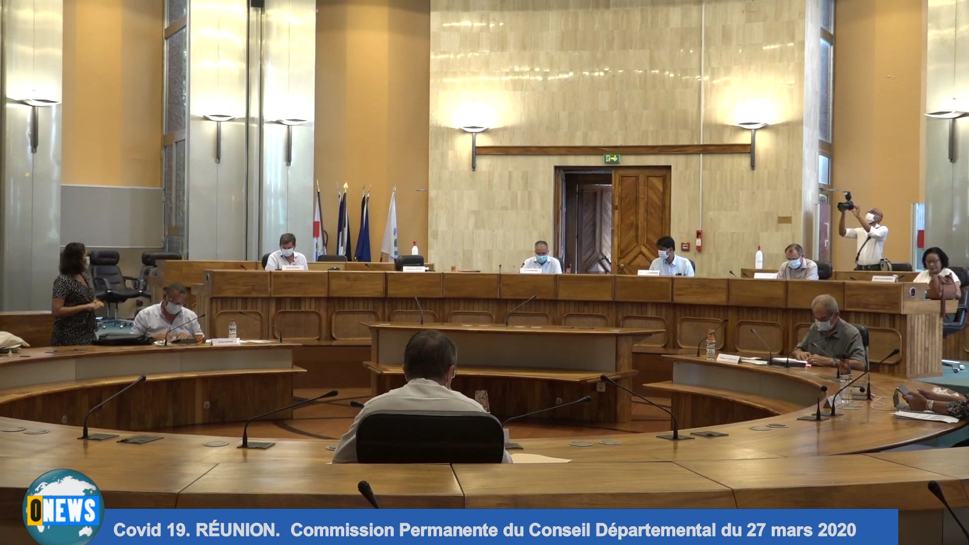 [Vidéo] Covid 19 Réunion Commission Permanente du Conseil Départemental du 27 mars 2020