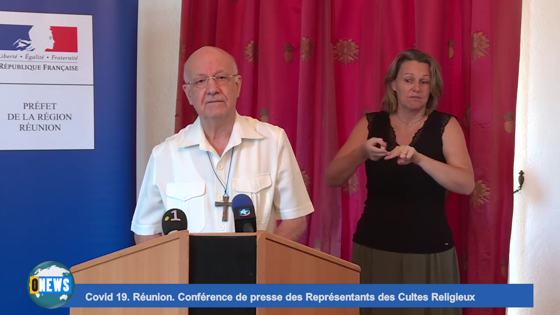 [Vidéo] Covid 19. Réunion. Conférence de presse des Représentants des Cultes Religieux.