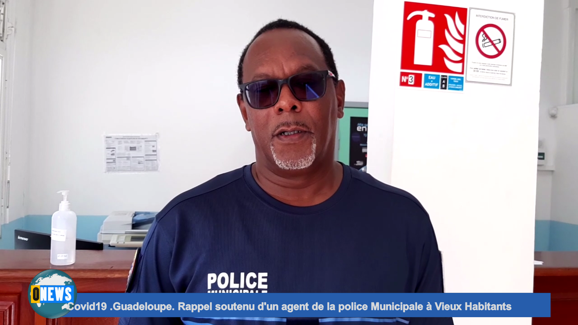 [Vidéo] Covid19 Guadeloupe Rappel soutenu d’un agent de la police Municipale à Vieux Habitants