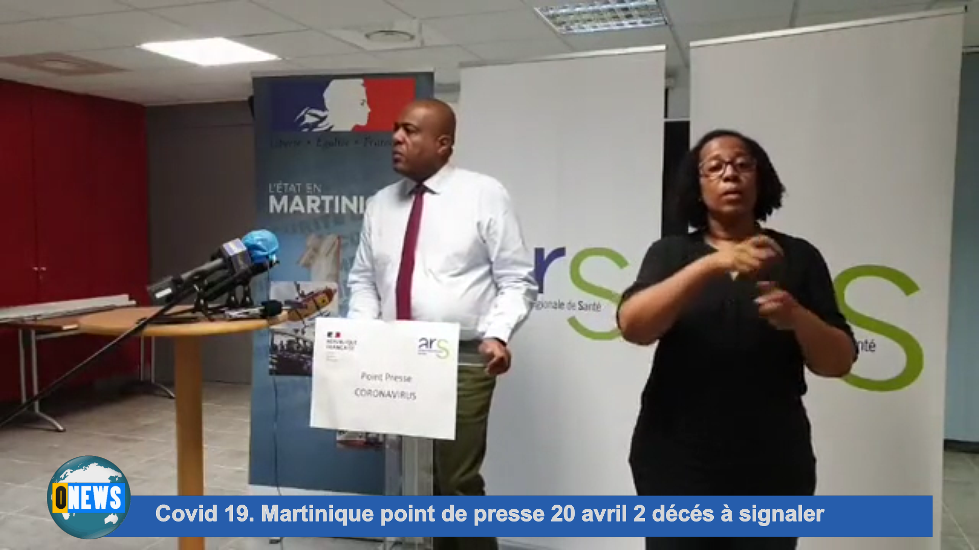 [Vidéo] Covid 19 Martinique point de presse 20 avril 2 décés à signaler dimanche dernier.