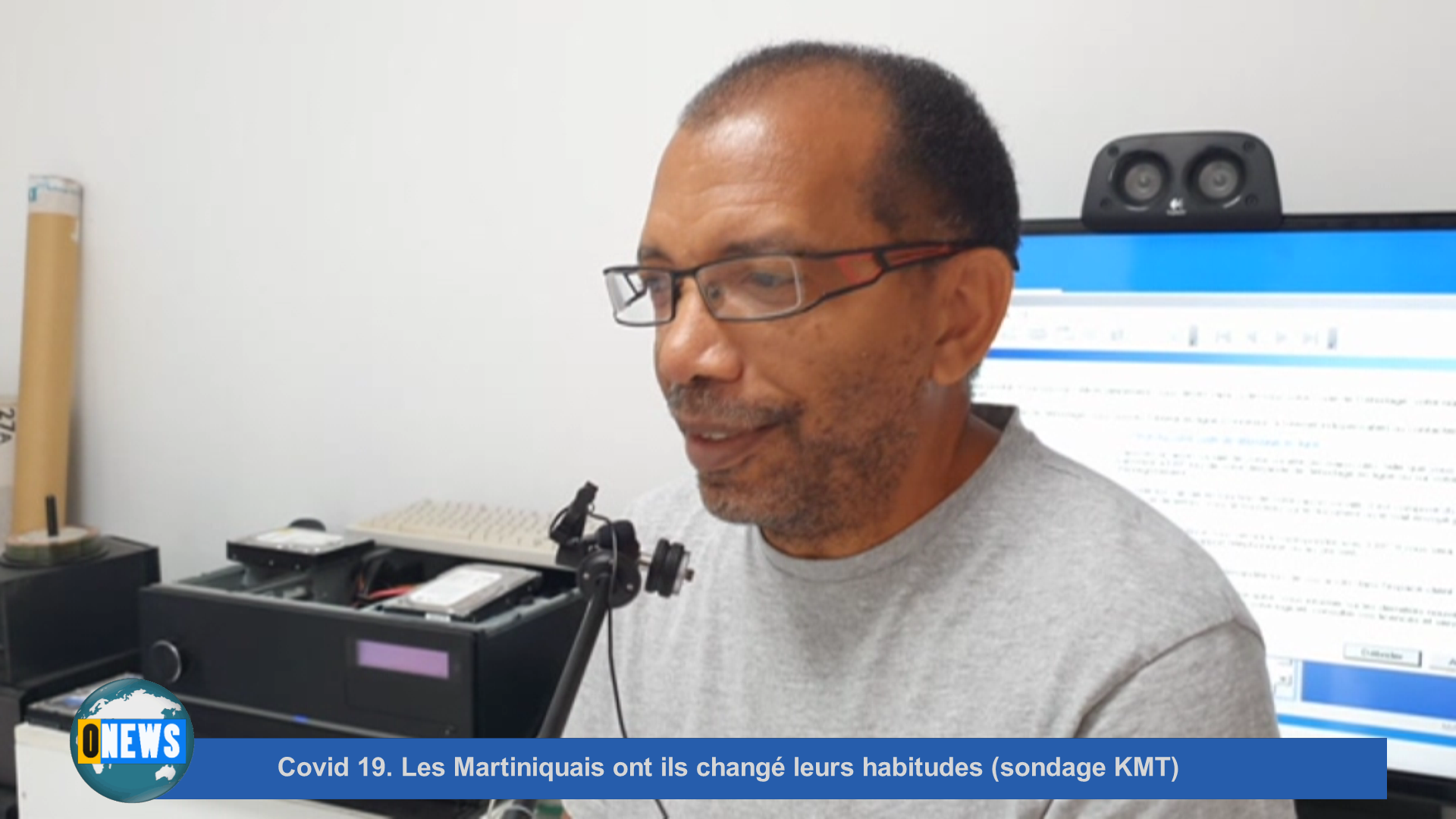 [Vidéo] onews Martinique. Covid 19. Les Martiniquais ont ils changé leurs habitudes (sondage KMT)