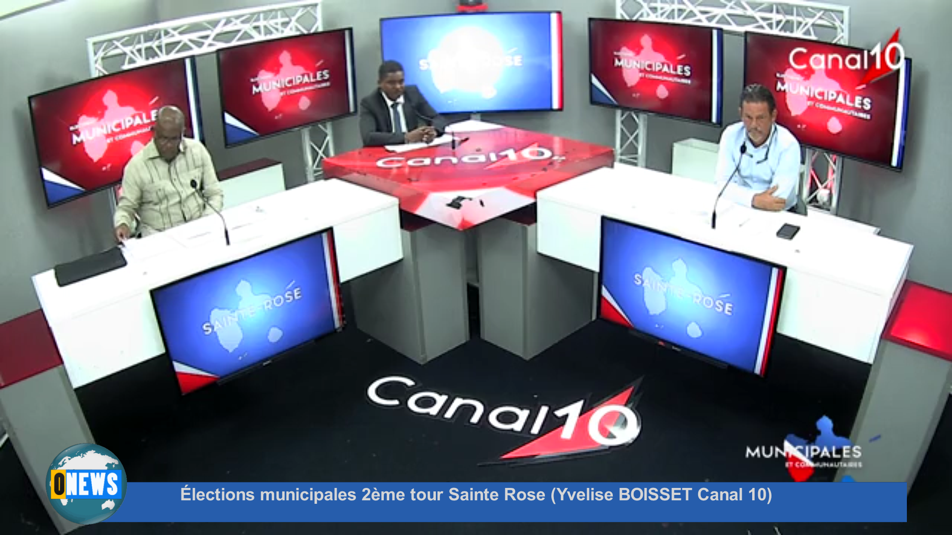 [Vidéo] Élections municipales 2ème tour Sainte Rose (Yvelise BOISSET Canal 10)