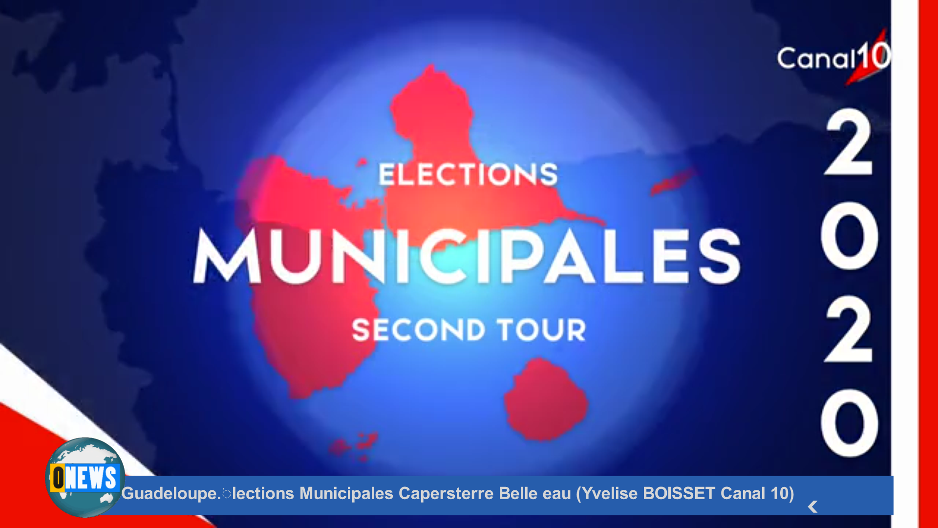[Vidéo] Guadeloupe. Élections Municipales Capesterre Belle eau (Yvelise BOISSET Canal 10) ֤