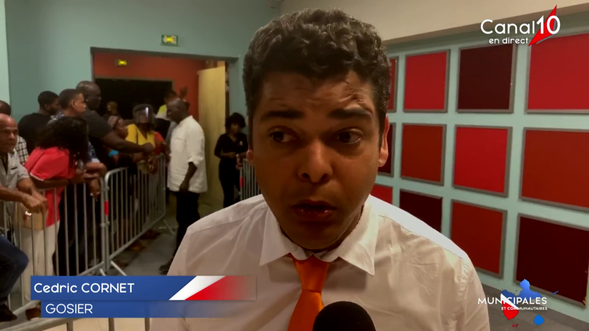 [Vidéo] Onews Guadeloupe Réaction de Cédric CORNET élu Maire du Gosier (Images Canal 10)