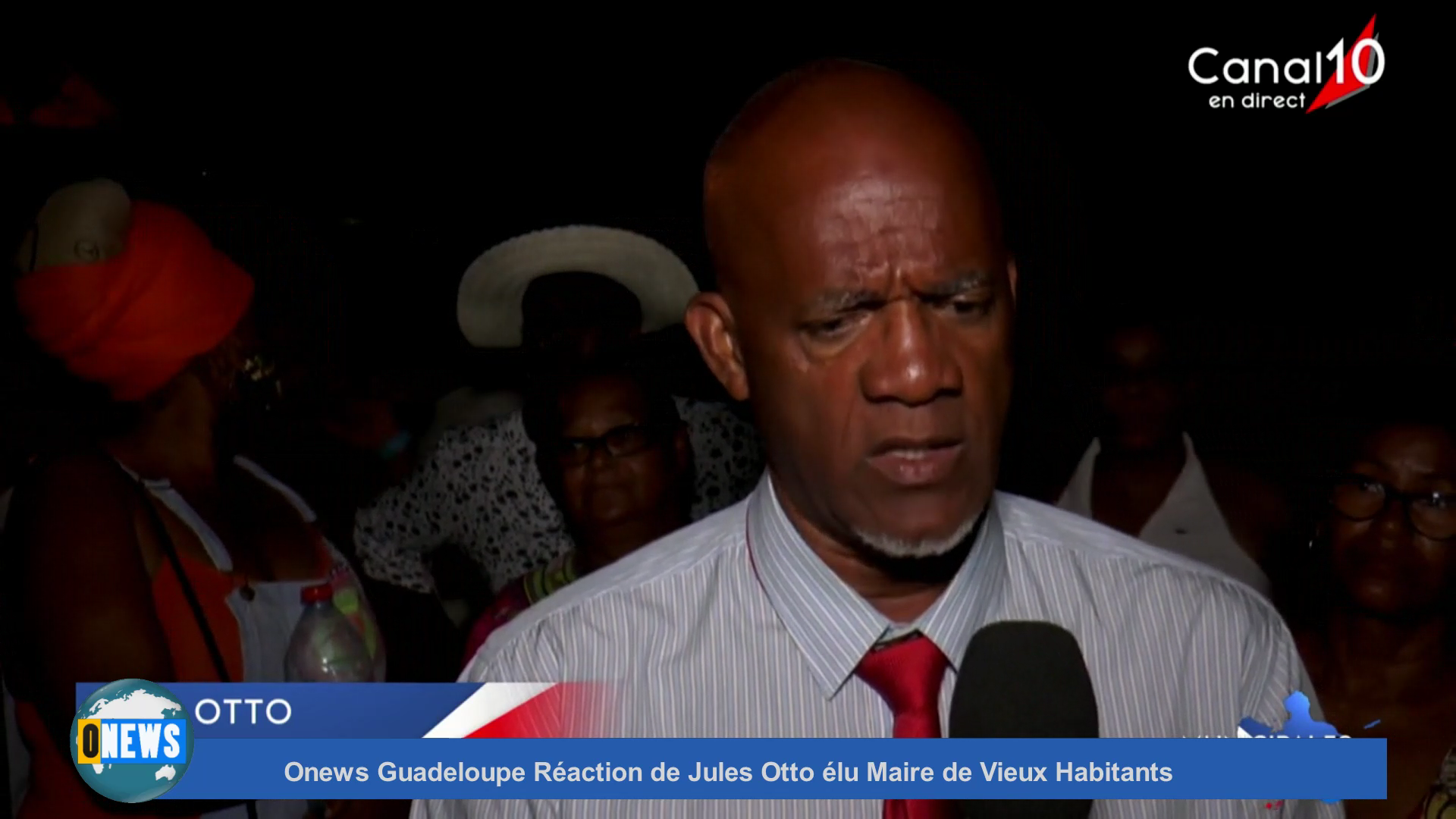 Onews Guadeloupe. Réaction de Jules Otto élu Maire de Vieux Habitants