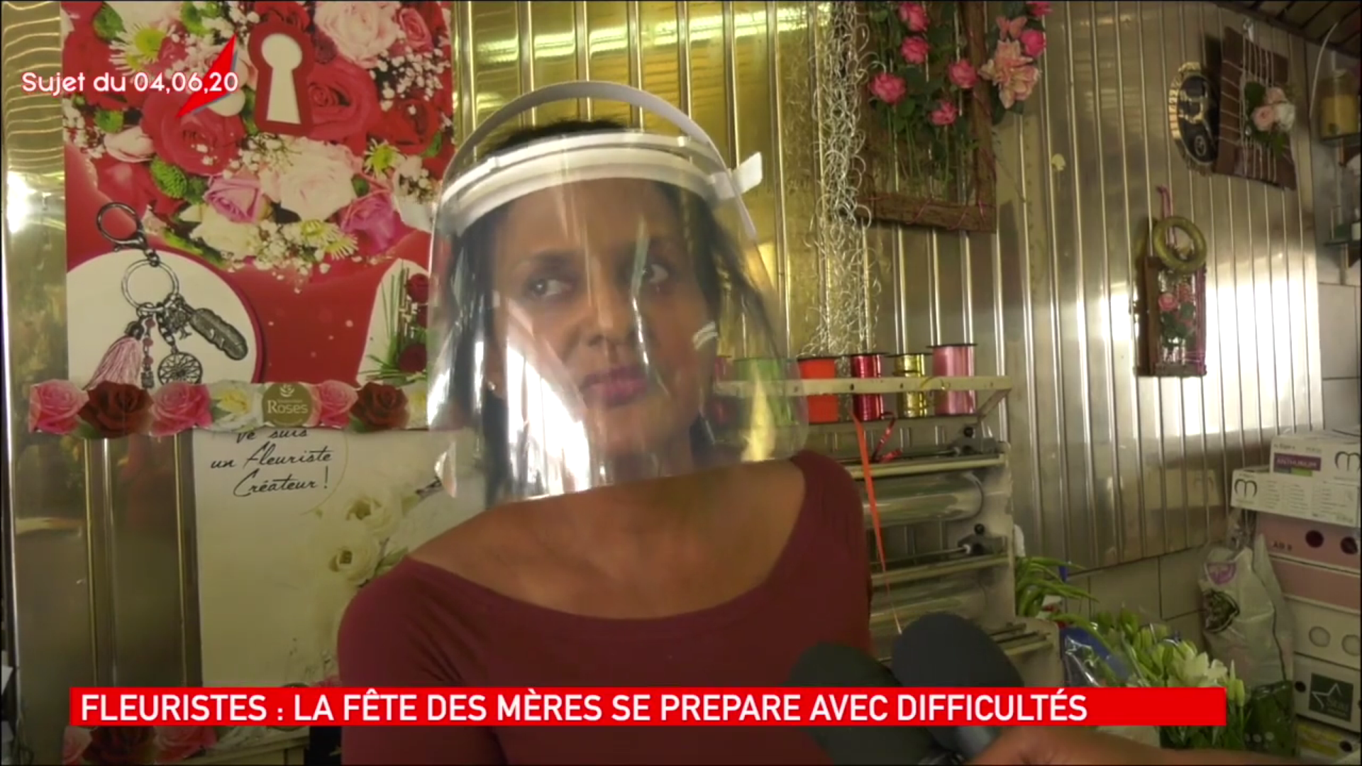 [Vidéo] Onews Guadeloupe. la fête des mères pas comme les autres années pour les fleuristes en raison du Covid 19 (Canal 10)