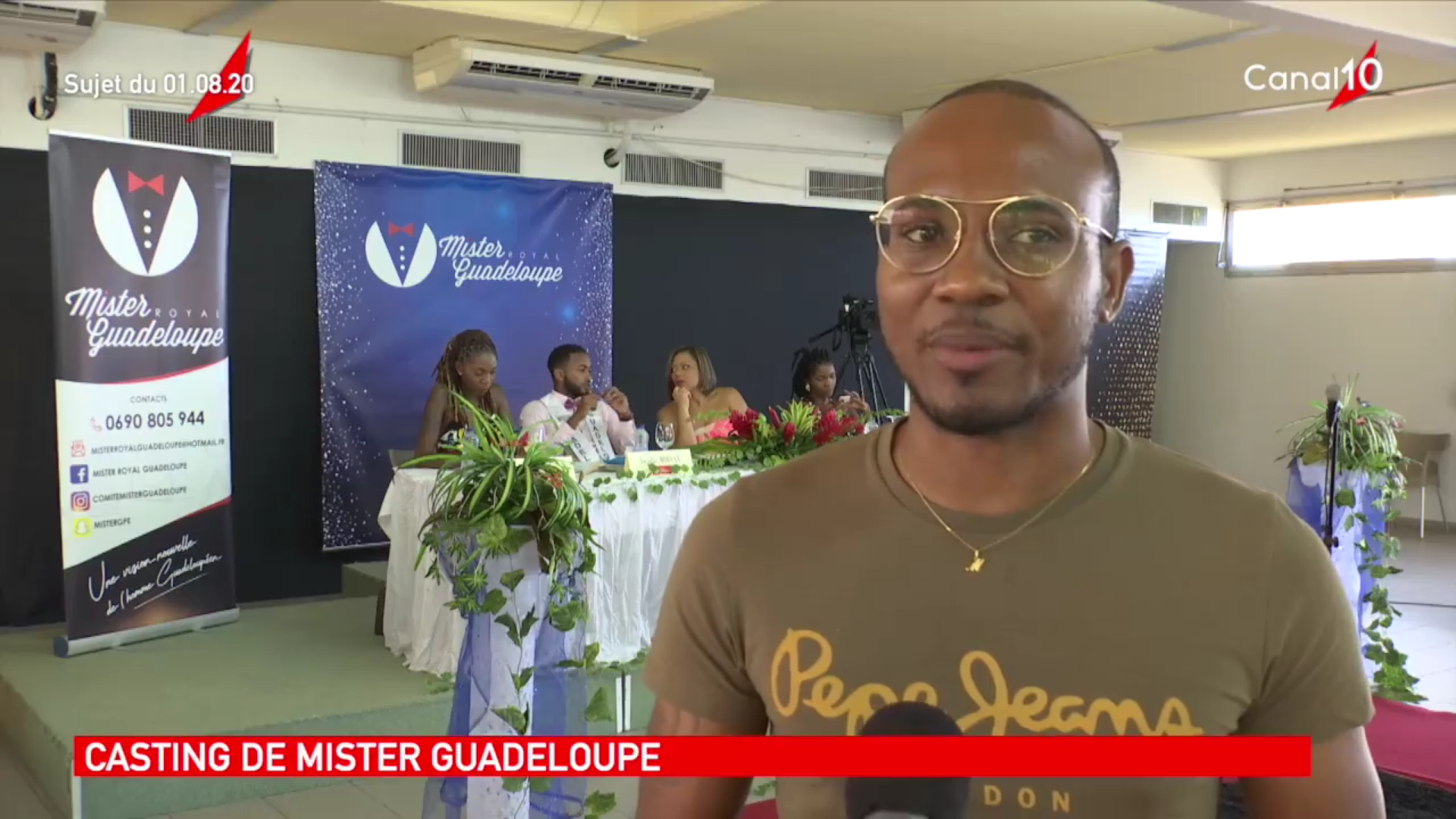 [Vidéo] Onews Guadeloupe. Casting de Mister Guadeloupe (Canal 10)