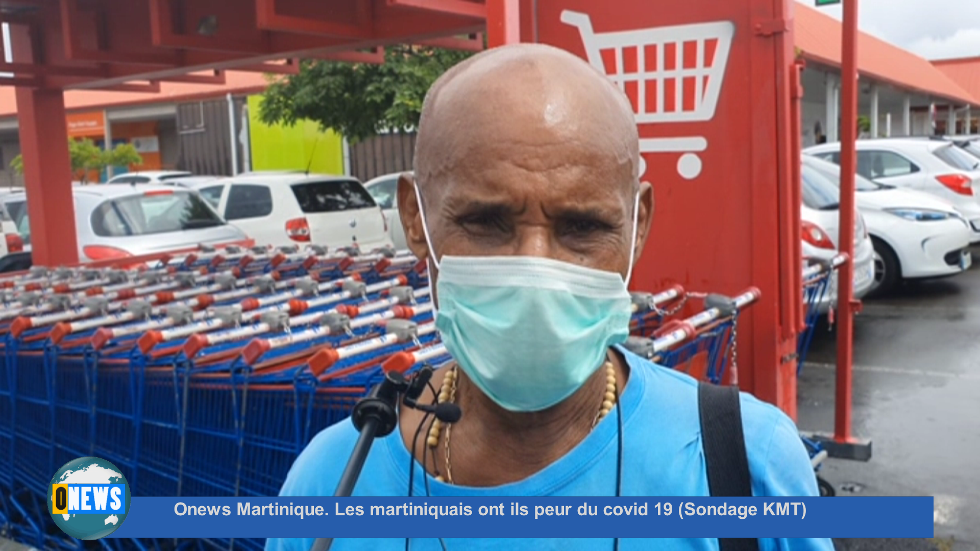[Vidéo] Onews Martinique. Les martiniquais ont ils peur du covid 19 (Sondage KMT)