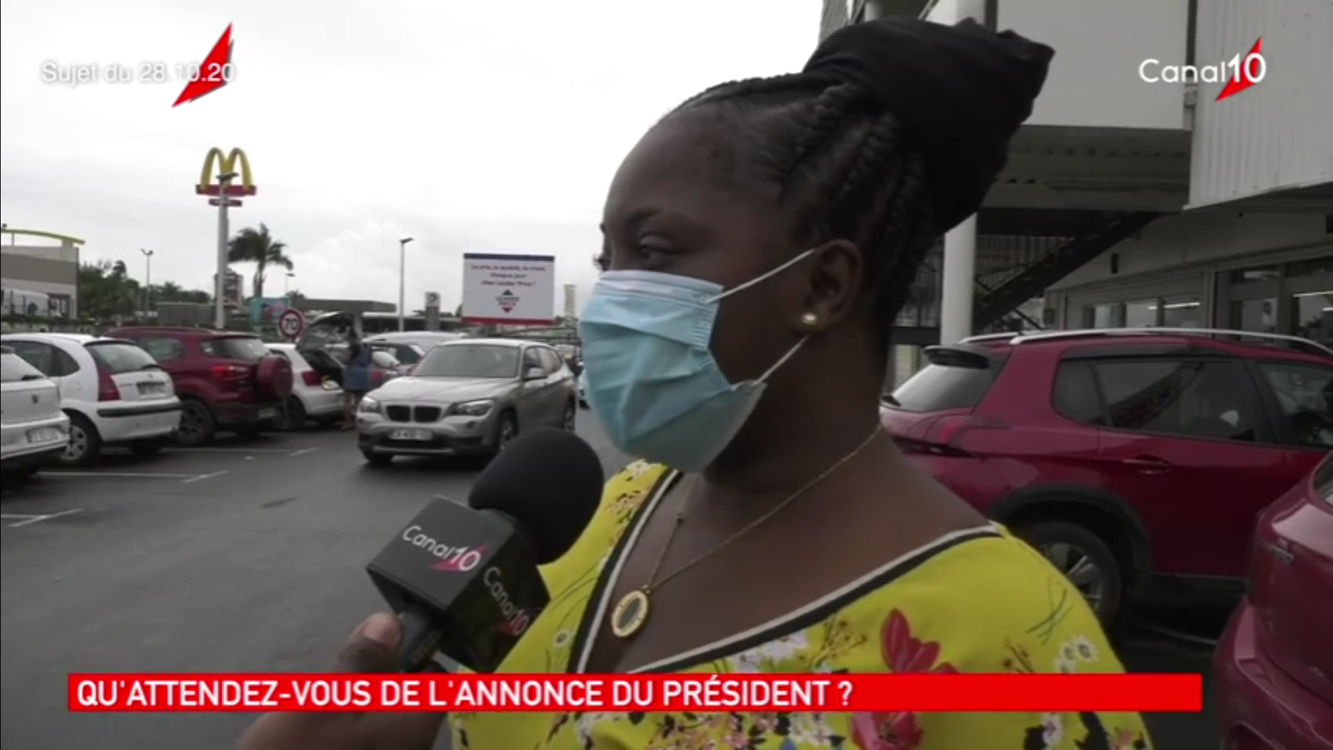 [Vidéo] Onews Guadeloupe. Covid. Qu attendent les guadeloupéens de l allocution du Président MACRON (canal 10)