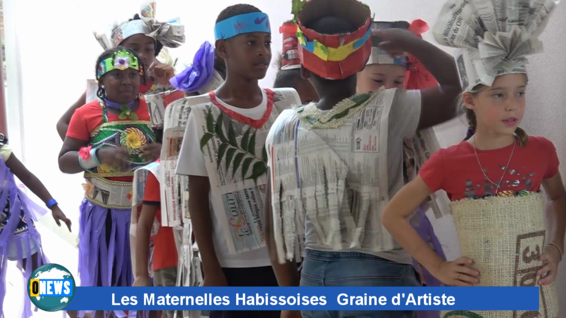 [Vidéo] Onews Guadeloupe. Vieux Habitants. Les Maternelles Habissoises (Graine d Artiste)