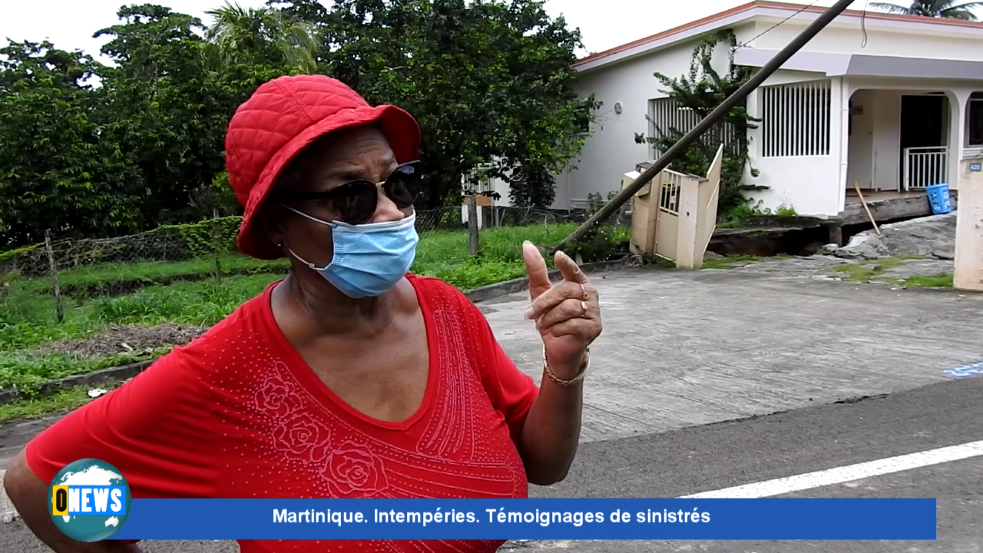 [Vidéo] Onews Martinique.Intempéries témoignages de sinistrés à Sainte marie