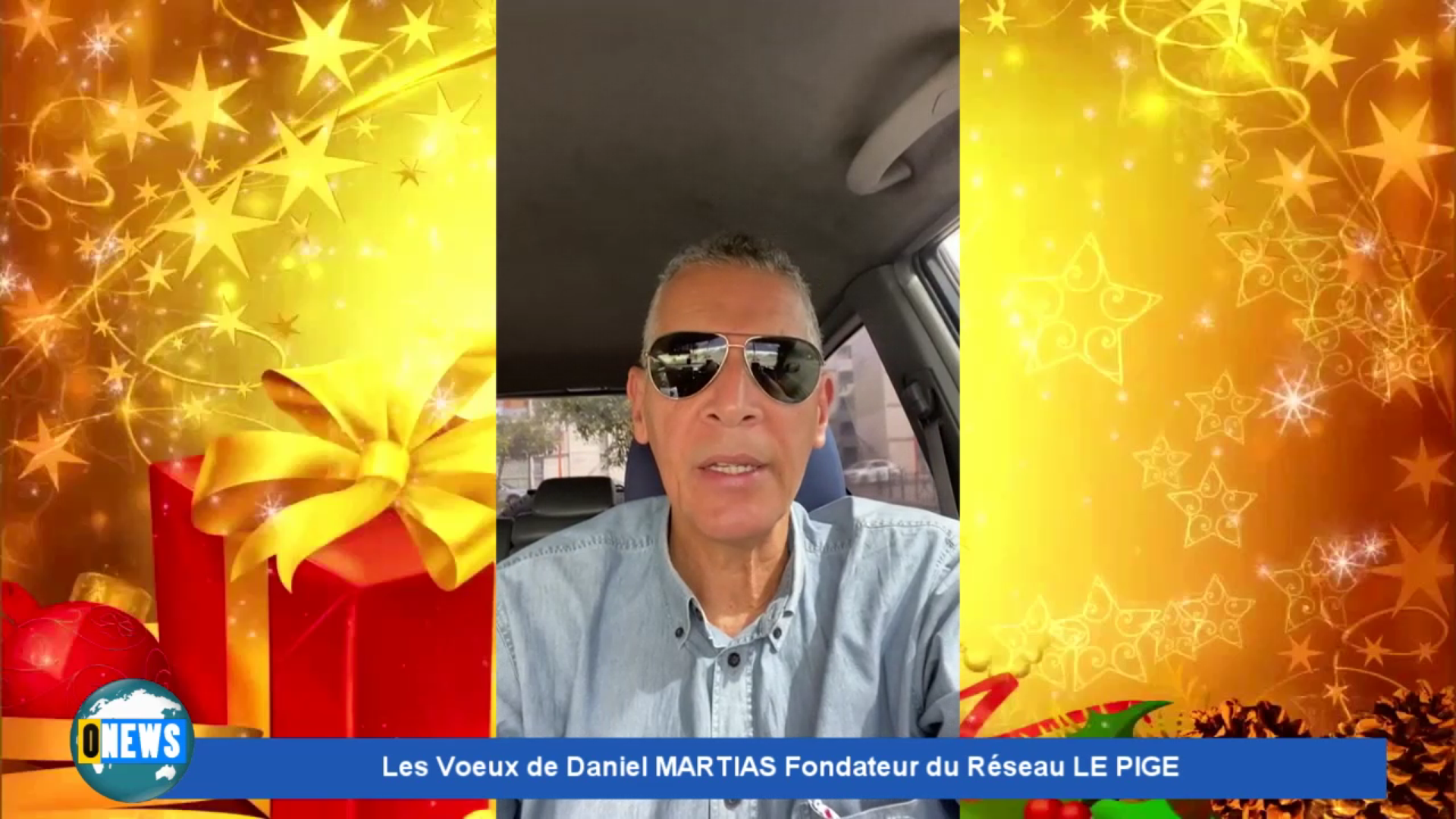 Onews Guadeloupe. Les Voeux de Daniel MARTIAS Fondateur du réseau Le PIGE