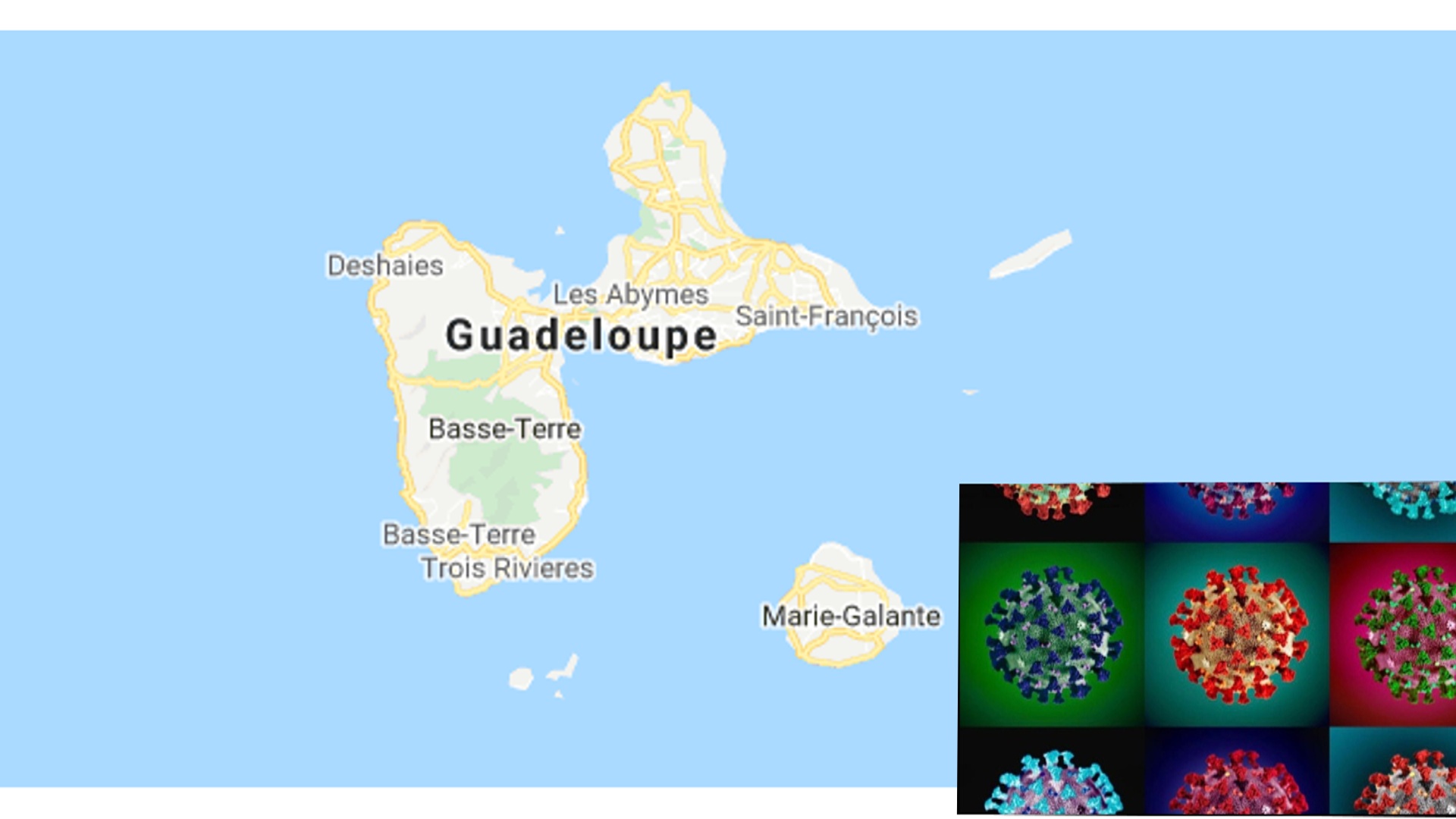 Onews Guadeloupe. Augmentation du nombre de cas covid.  Motifs de déplacements impérieux entre la Guadeloupe et Martinique