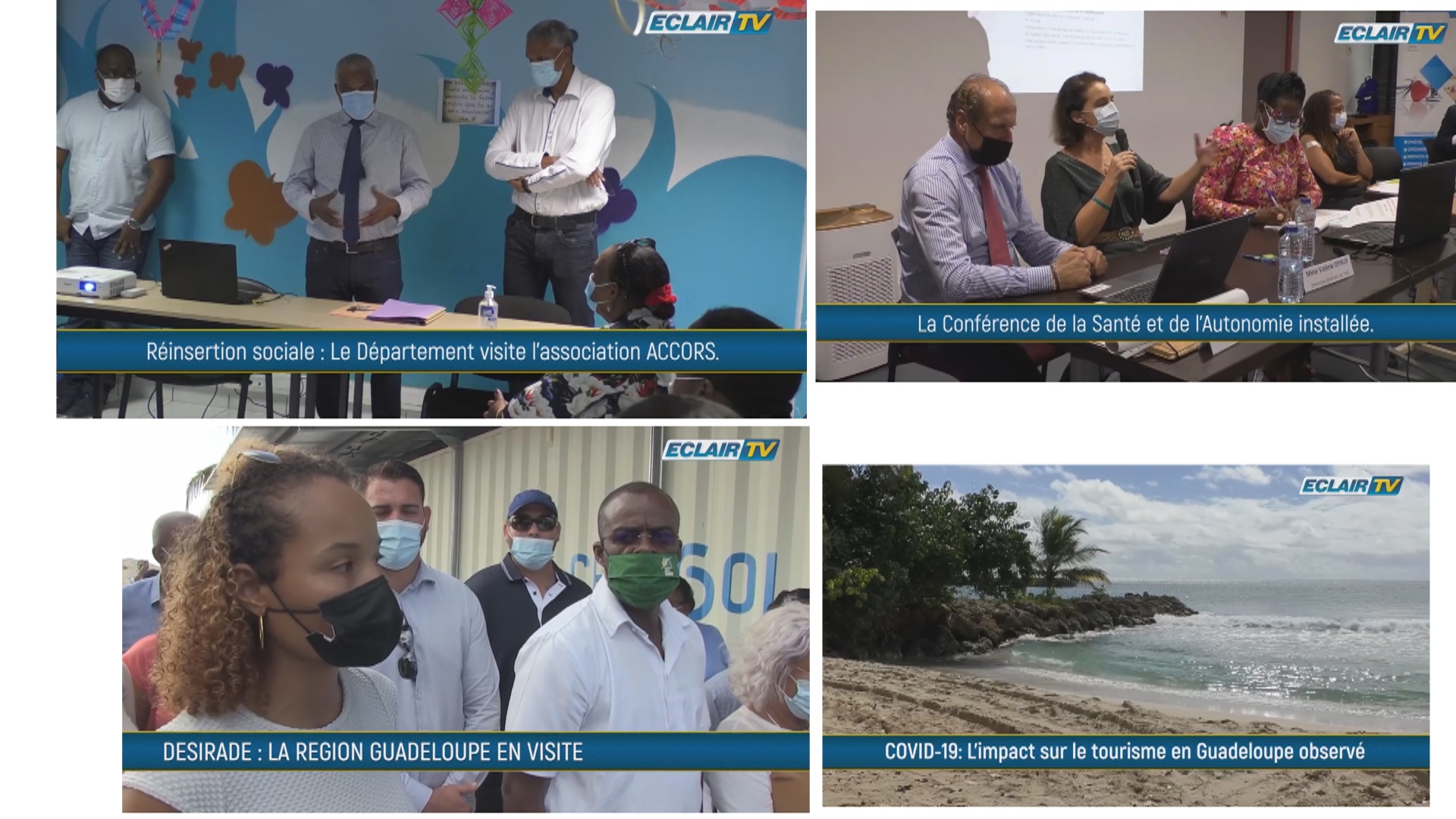 [Vidéo] Onews Guadeloupe. Flash Infos avec ECLAIR TV