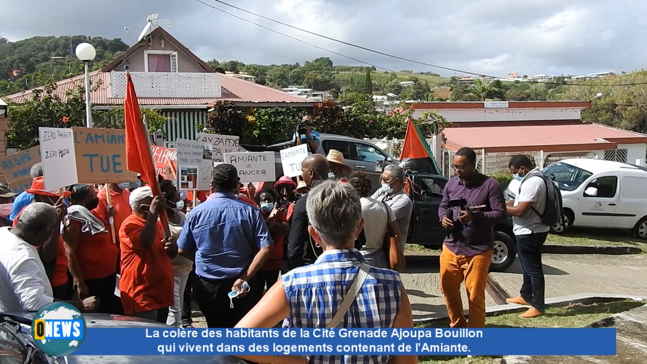 [Vidéo] Onews Martinique. La colère des habitants de la Cité Grenade Ajoupa Bouillon