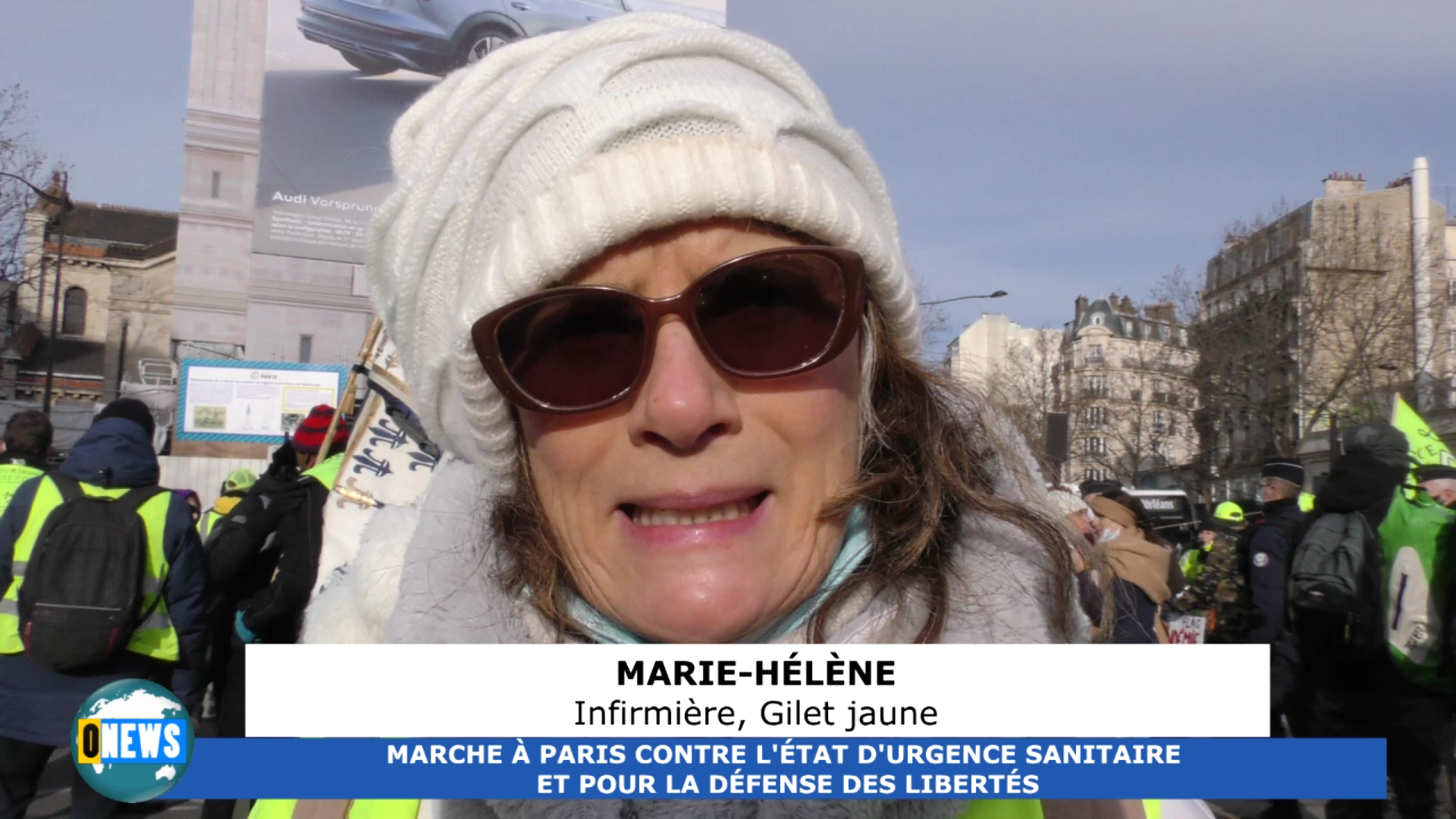 Onews Hexagone. Marche à Paris contre l État d’urgence sanitaire ce samedi.