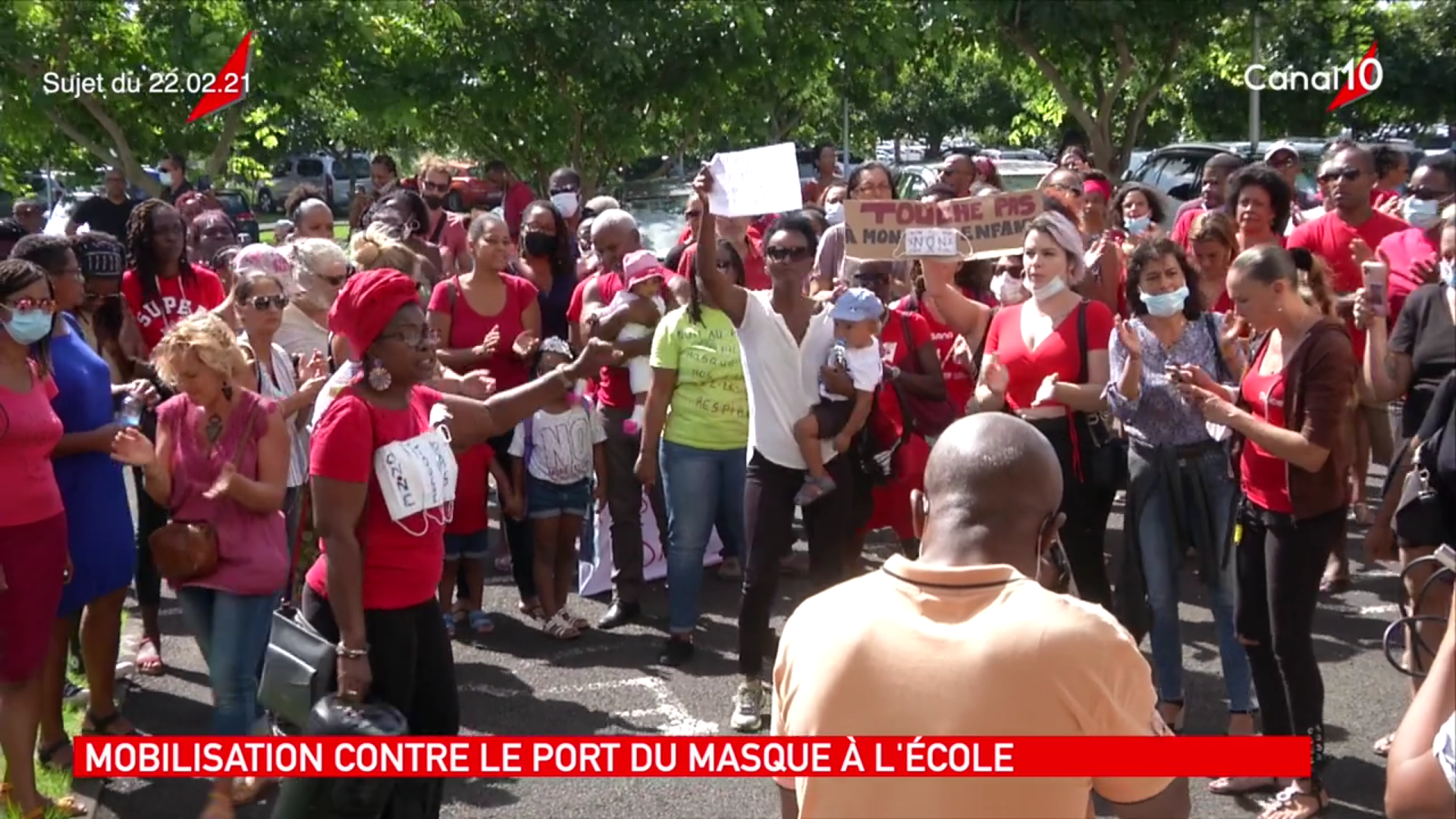 [Vidéo] Onews Guadeloupe. Port du masque pour les élèves . Réaction des Parents et de la Rectrice